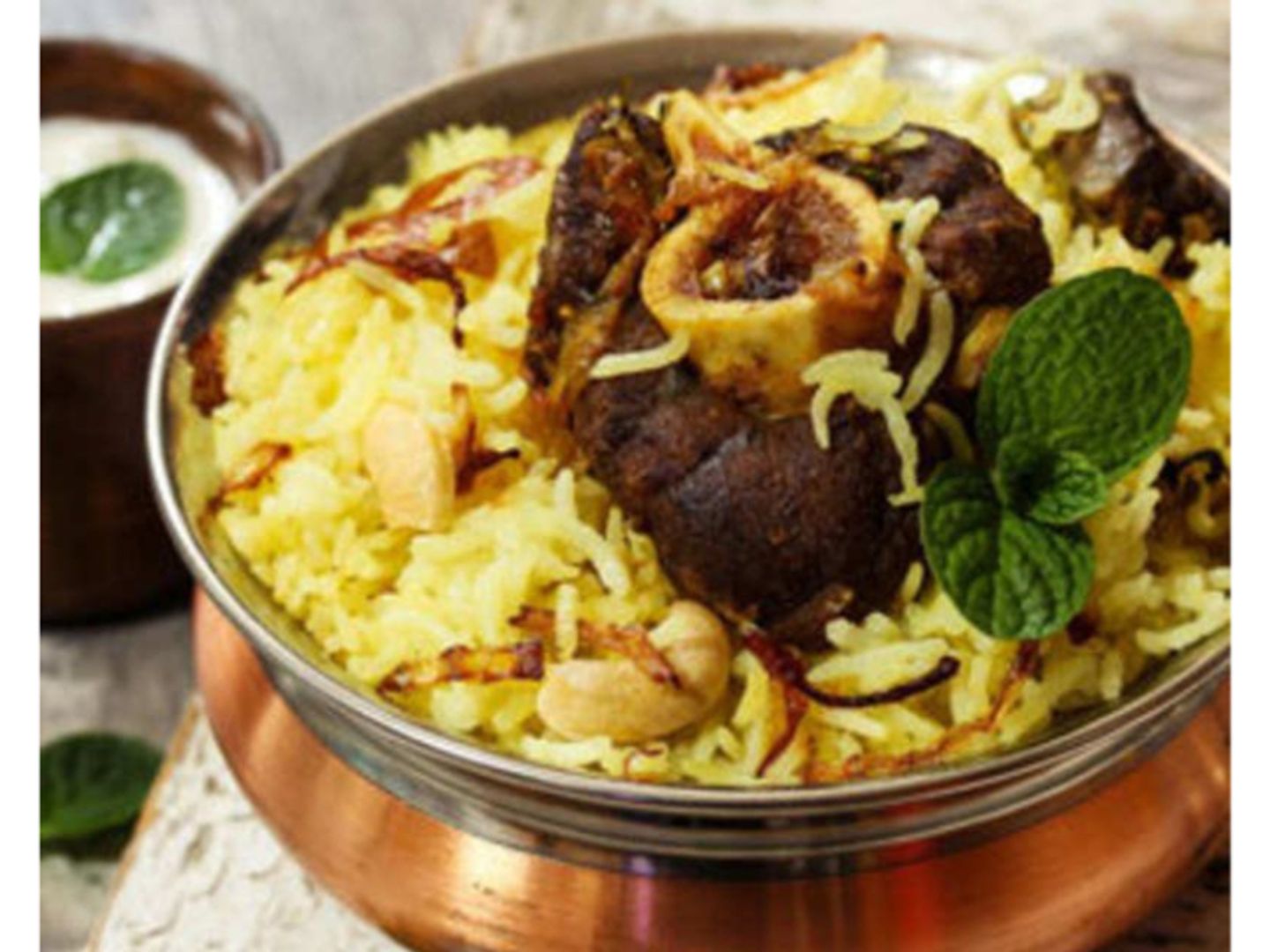 برياني باللحم غنم بلدي طازج