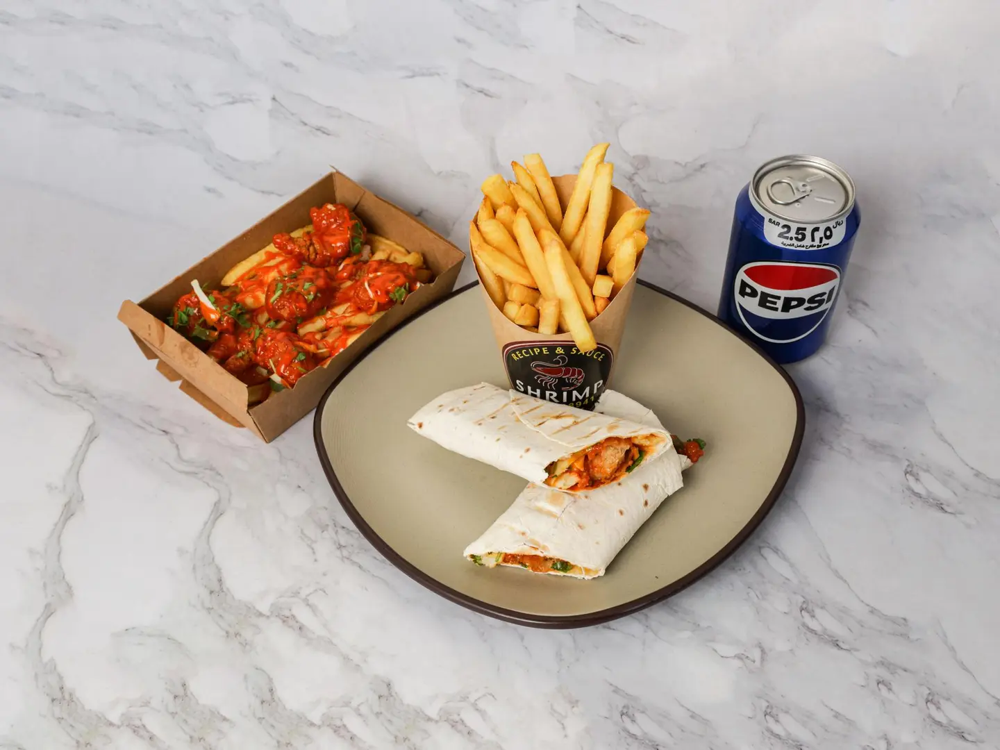 وجبه شرمب الخاصه