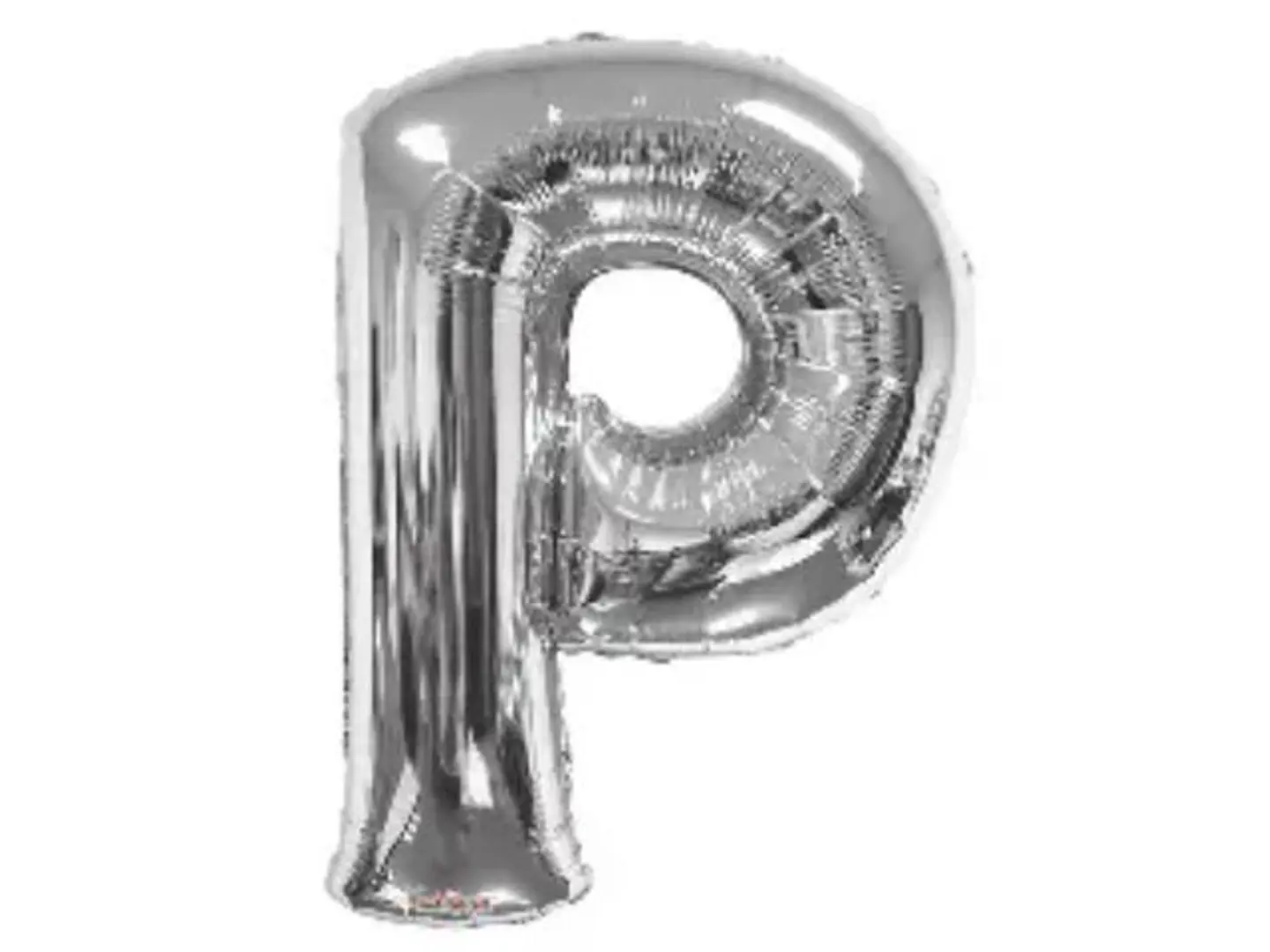 Silver Letter Balloons P