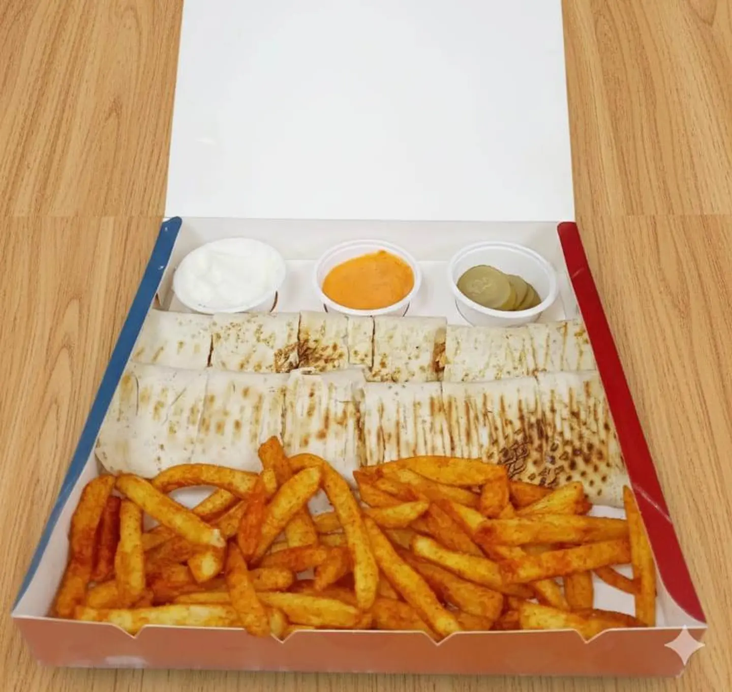 شاورما عربي دجاج دبل