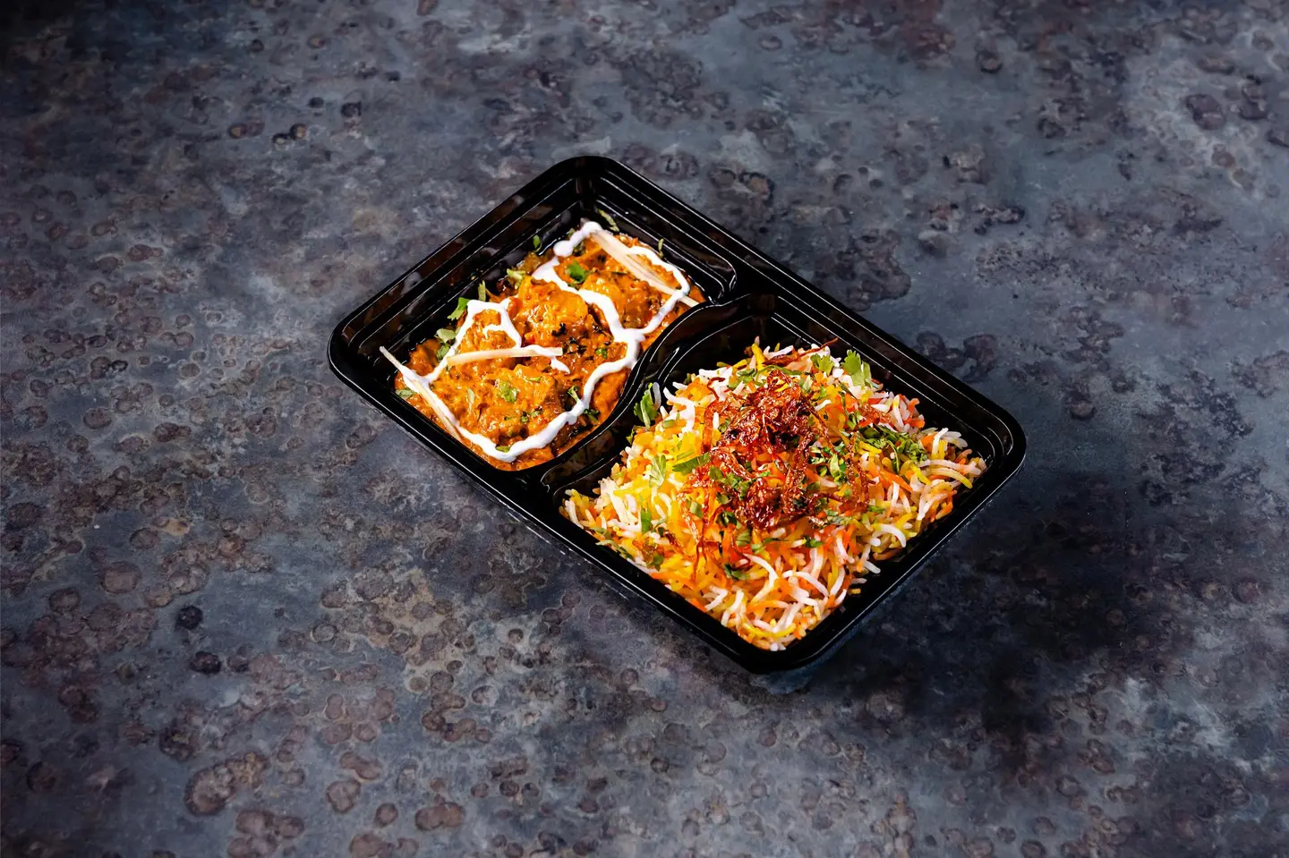 Biryani Rice With Shrimp Masala