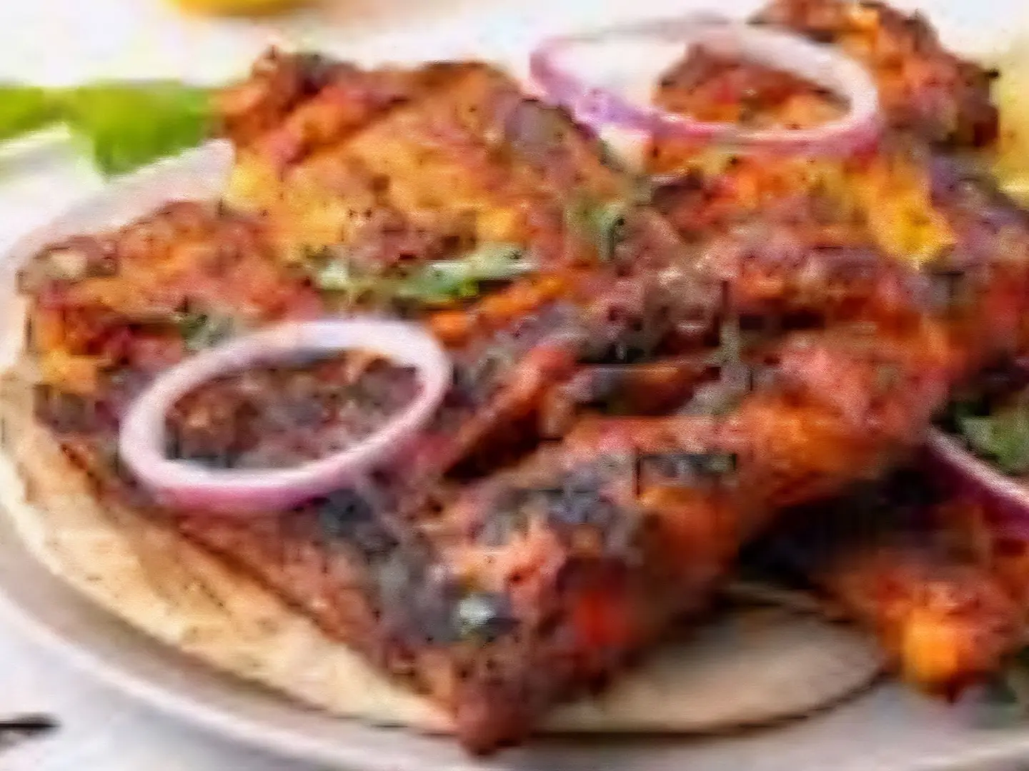 حبة دجاج على الفحم مع الأرز