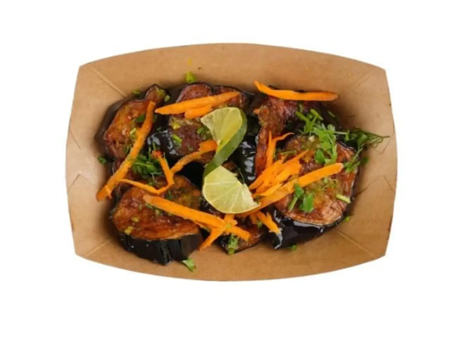 طبق باذنجان مقلي