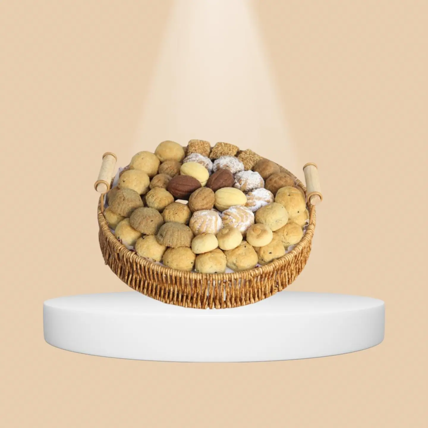 سلة دائري وسط واي ام معمول مشكل خاص مع جوزية