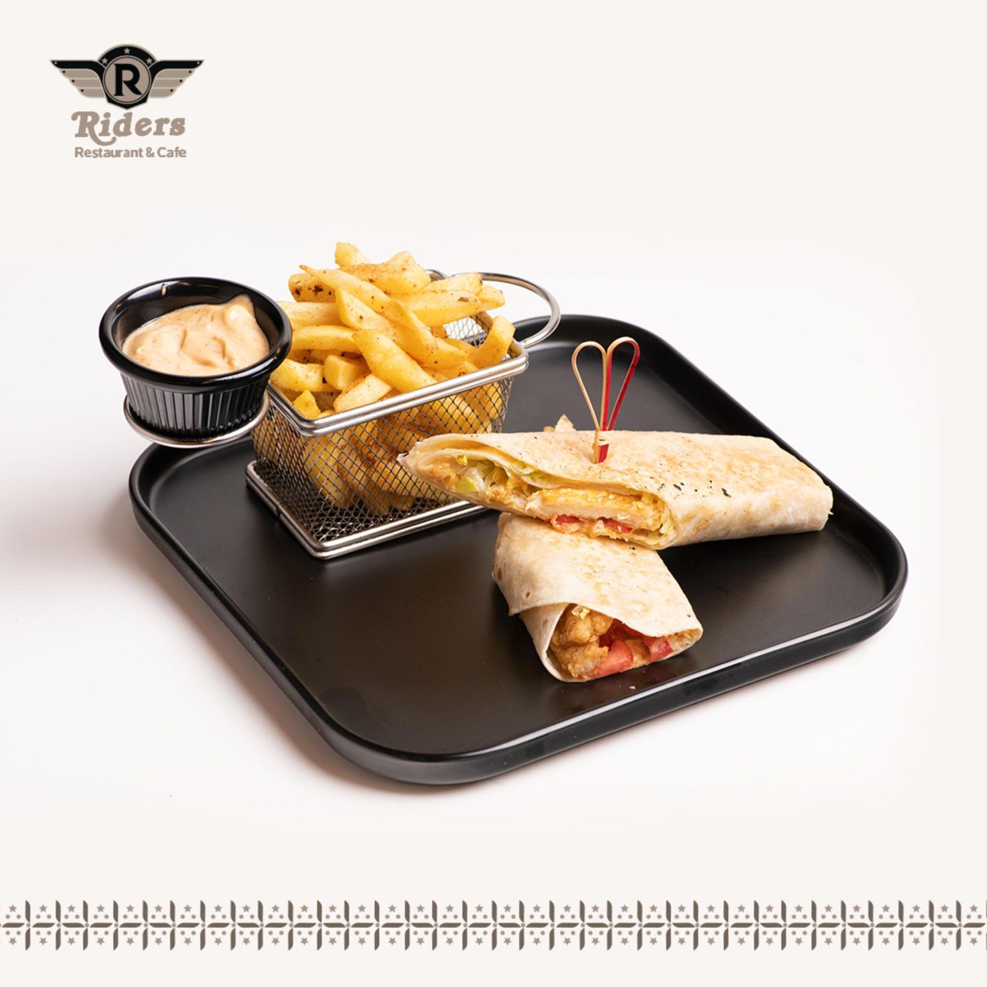 Chicken Wrap With Tikka Masala Sauce