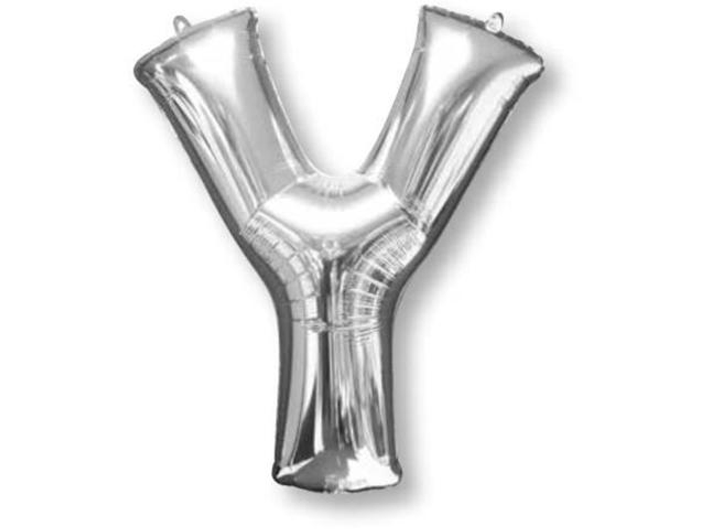Silver Y Balloon