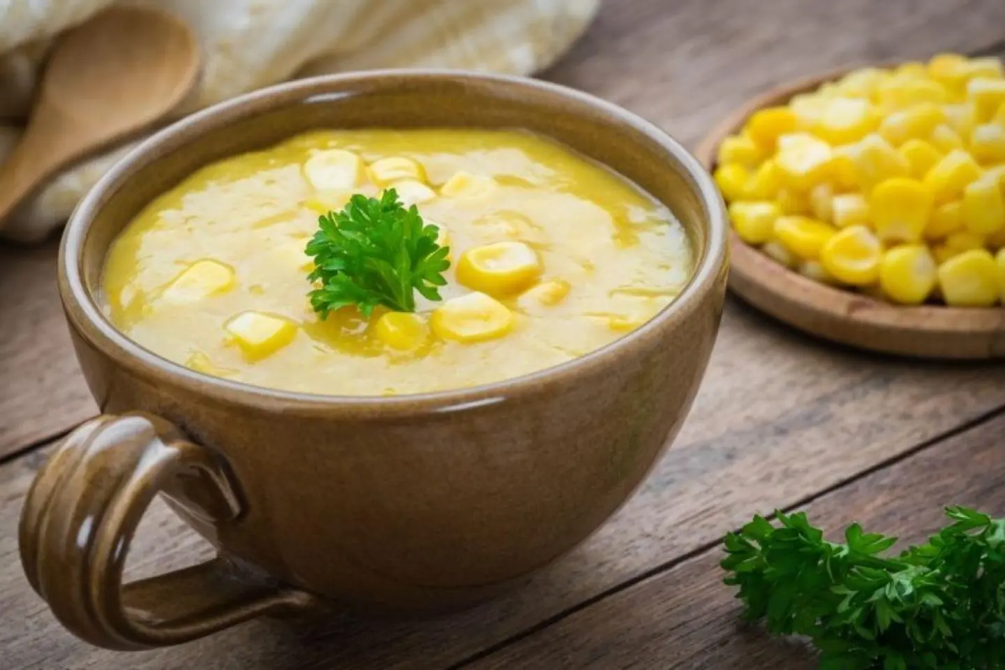 شوربة الذرة الحلوة