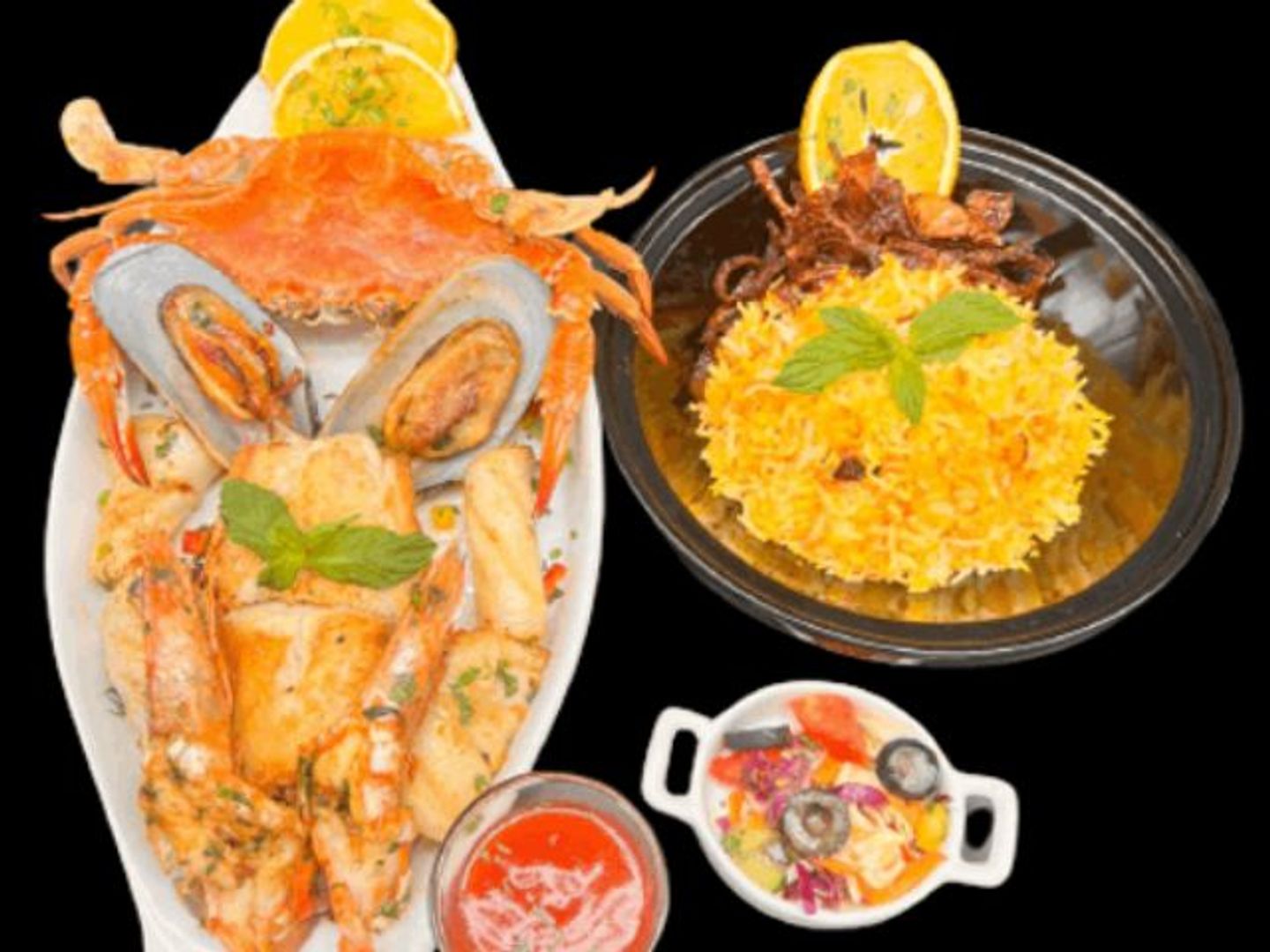 Mixed Grilled Sea Food Meal