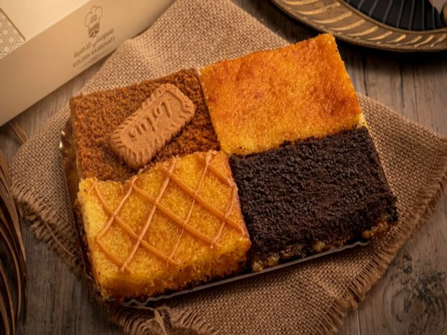 نص كيلو بسبوسة مشكل