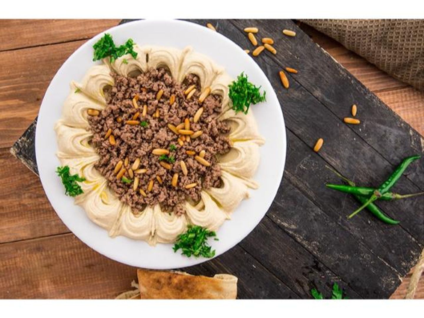 ساندوتش كبده بالحمص