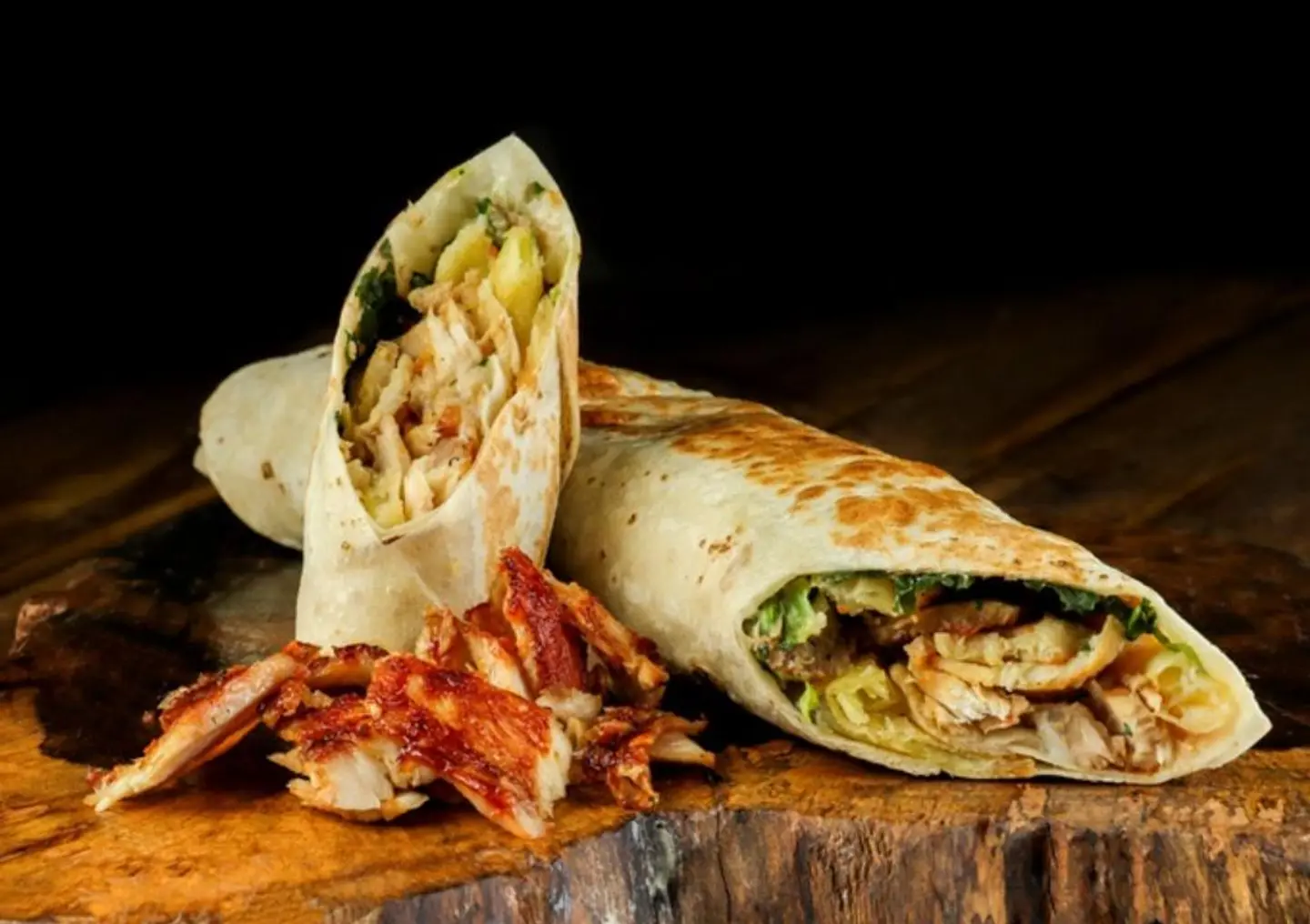 Large Chicken Shawarma With Cheese