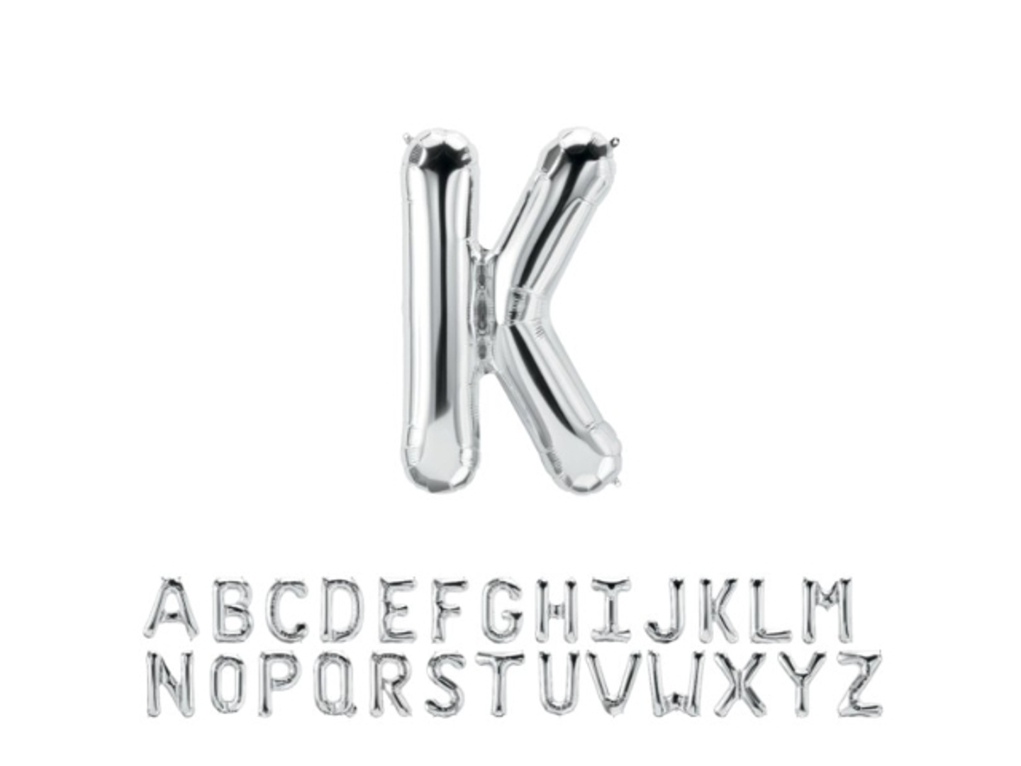 Silver Letter Balloon