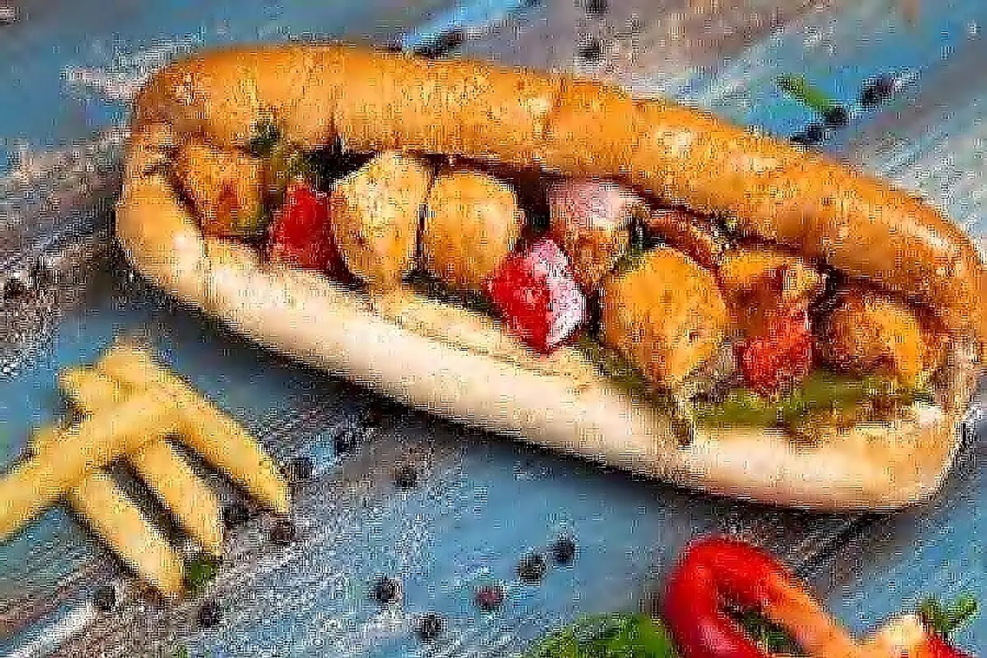 ساندوتش شيش دجاج