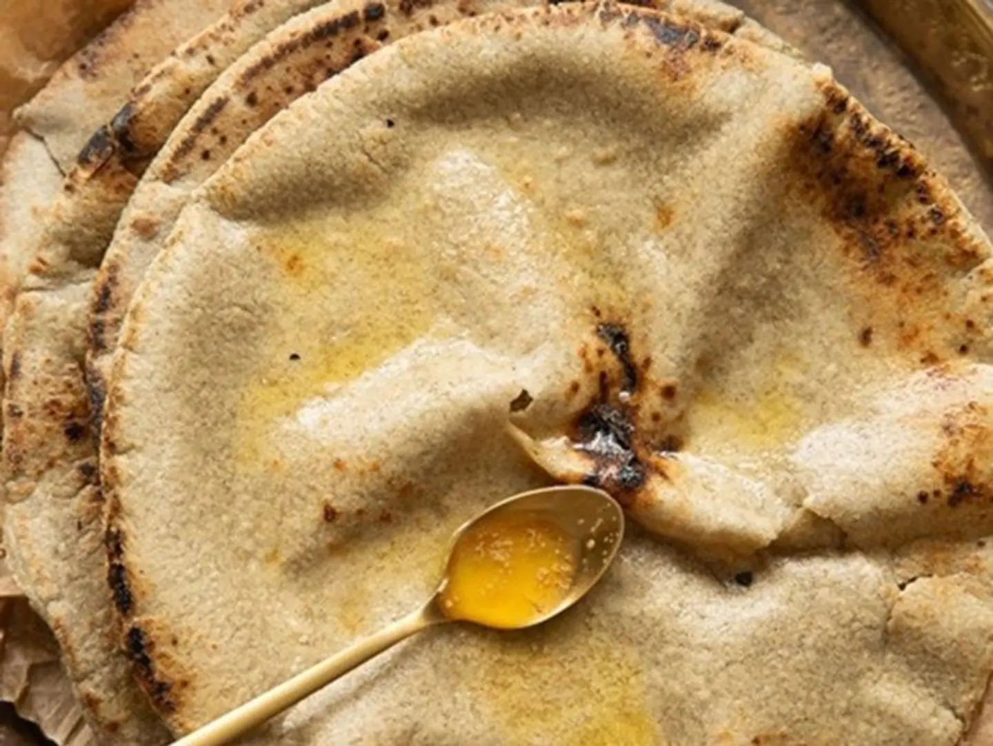 Bajra Roti With Butter