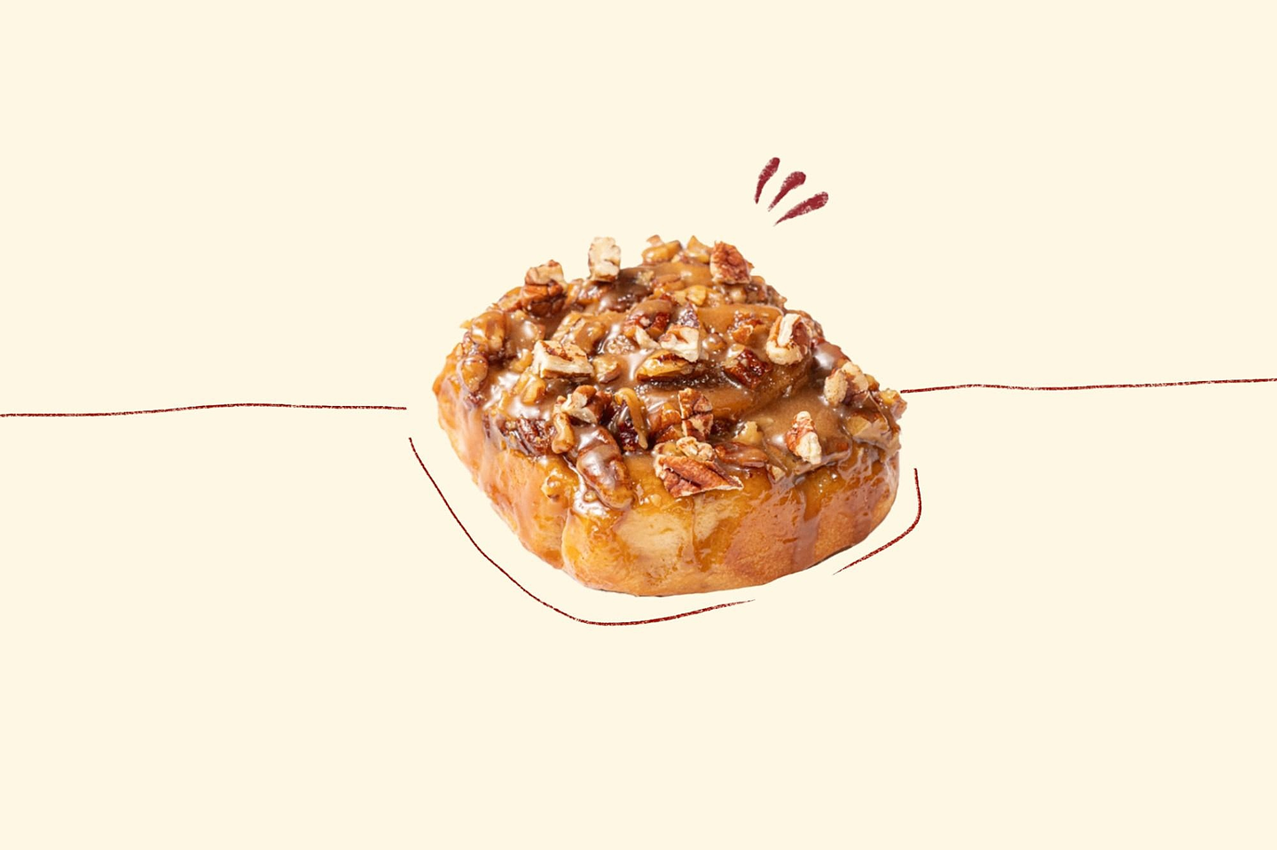 Cinnamon Roll Pecan & Caramel