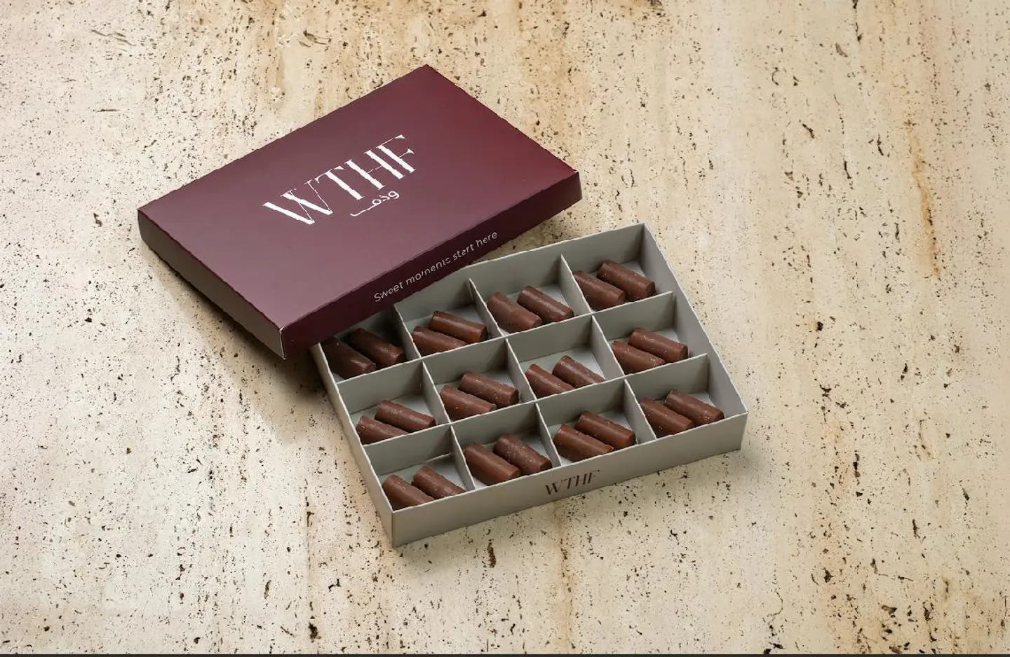 بوكس شوكليت ميني اصابع 24 قطعة