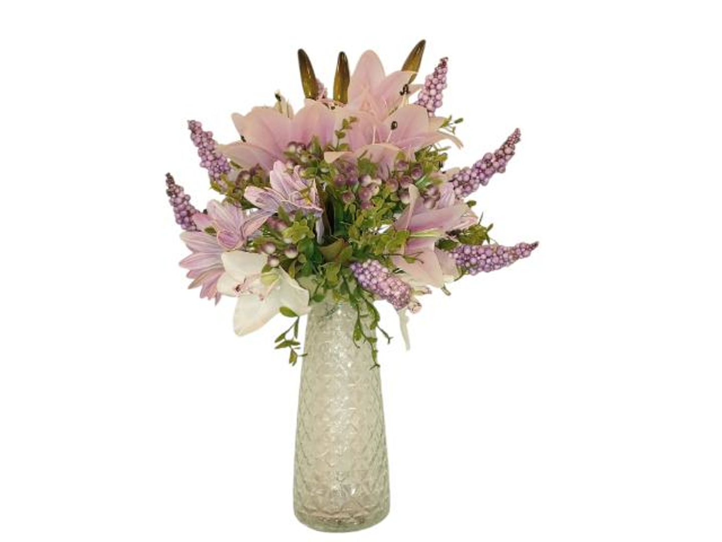 Becca Vase With Artificial Flowers