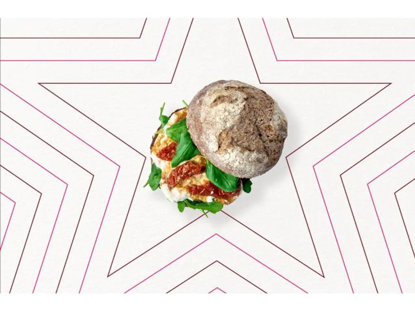Burrata & Balsamic Rye Roll