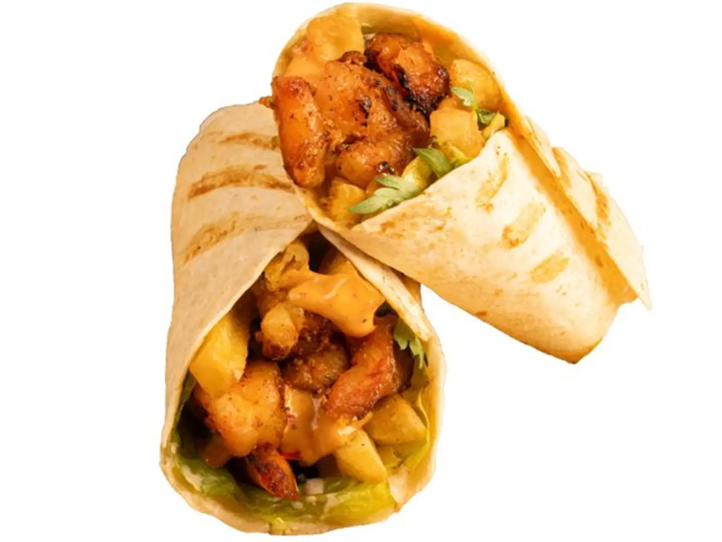 Shrimp Sandwich With Raqaq Bread