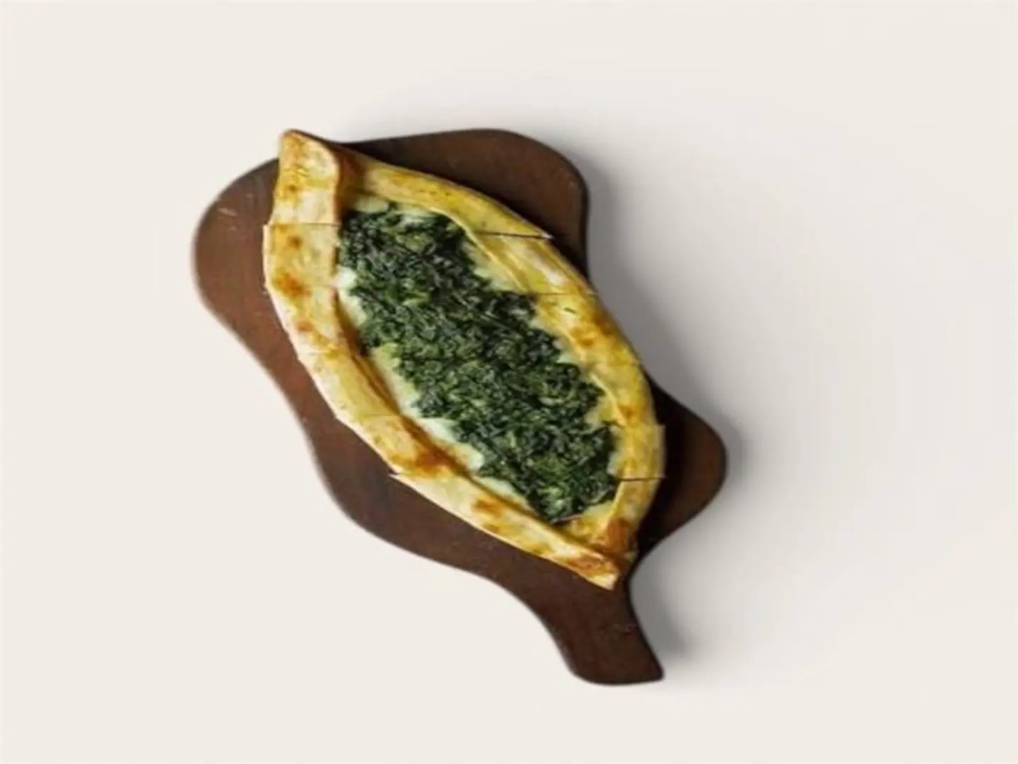 Spinach Pie With Liquid Cheese