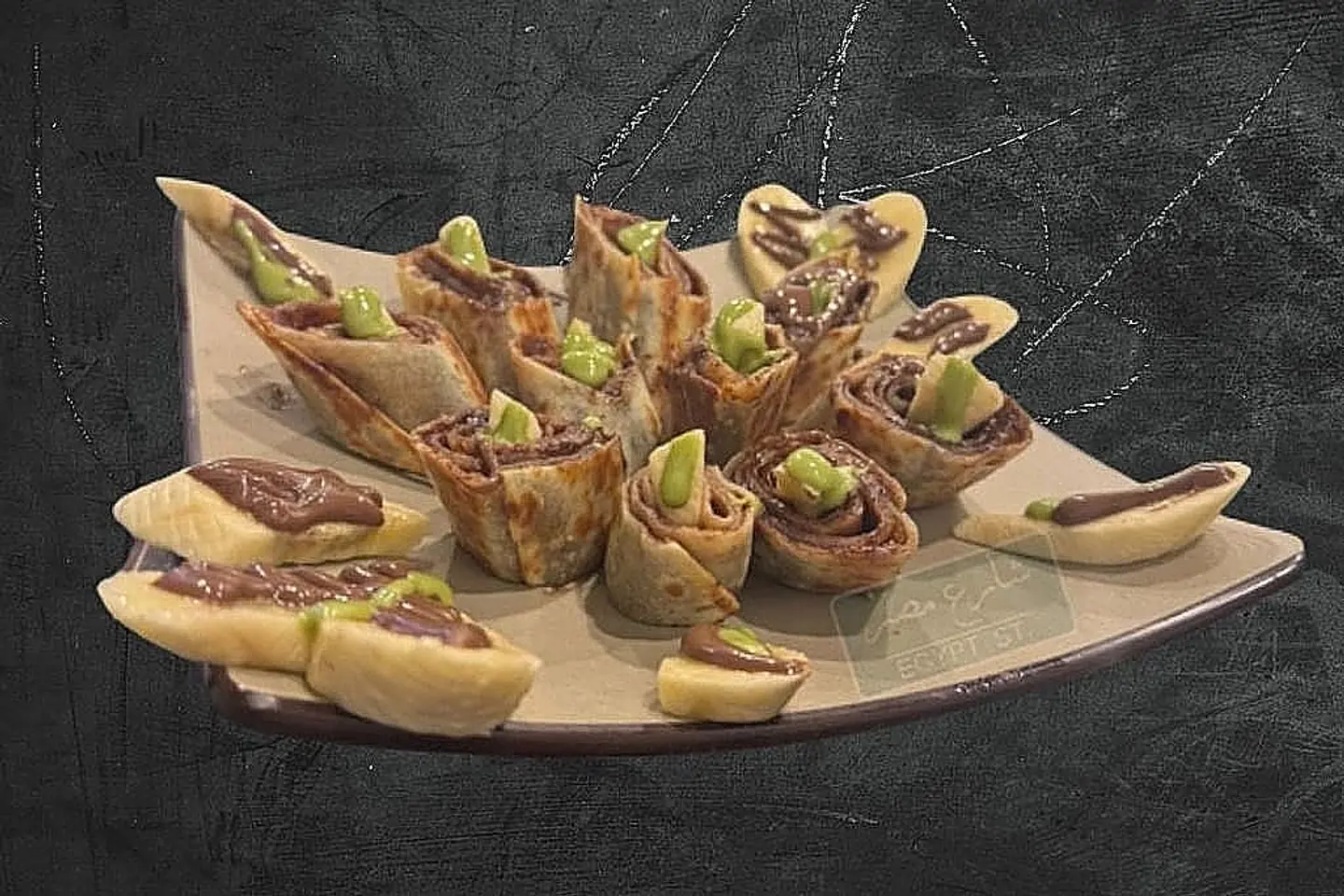 كريب نوتيلا و موز