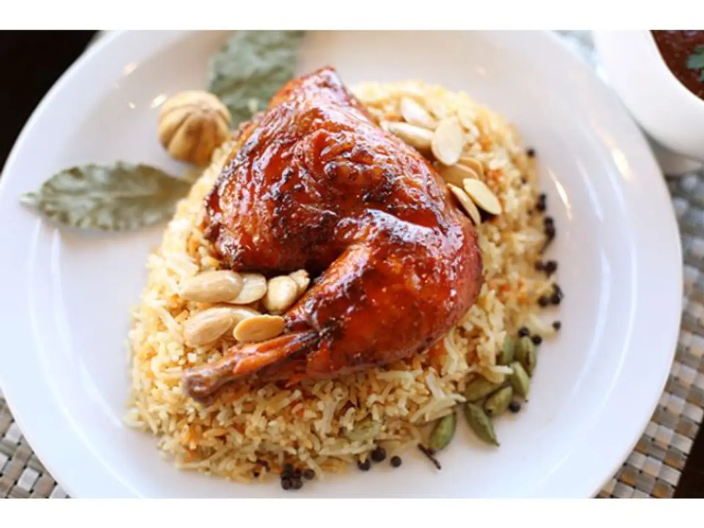 Quarter Grilled Chicken With Rice