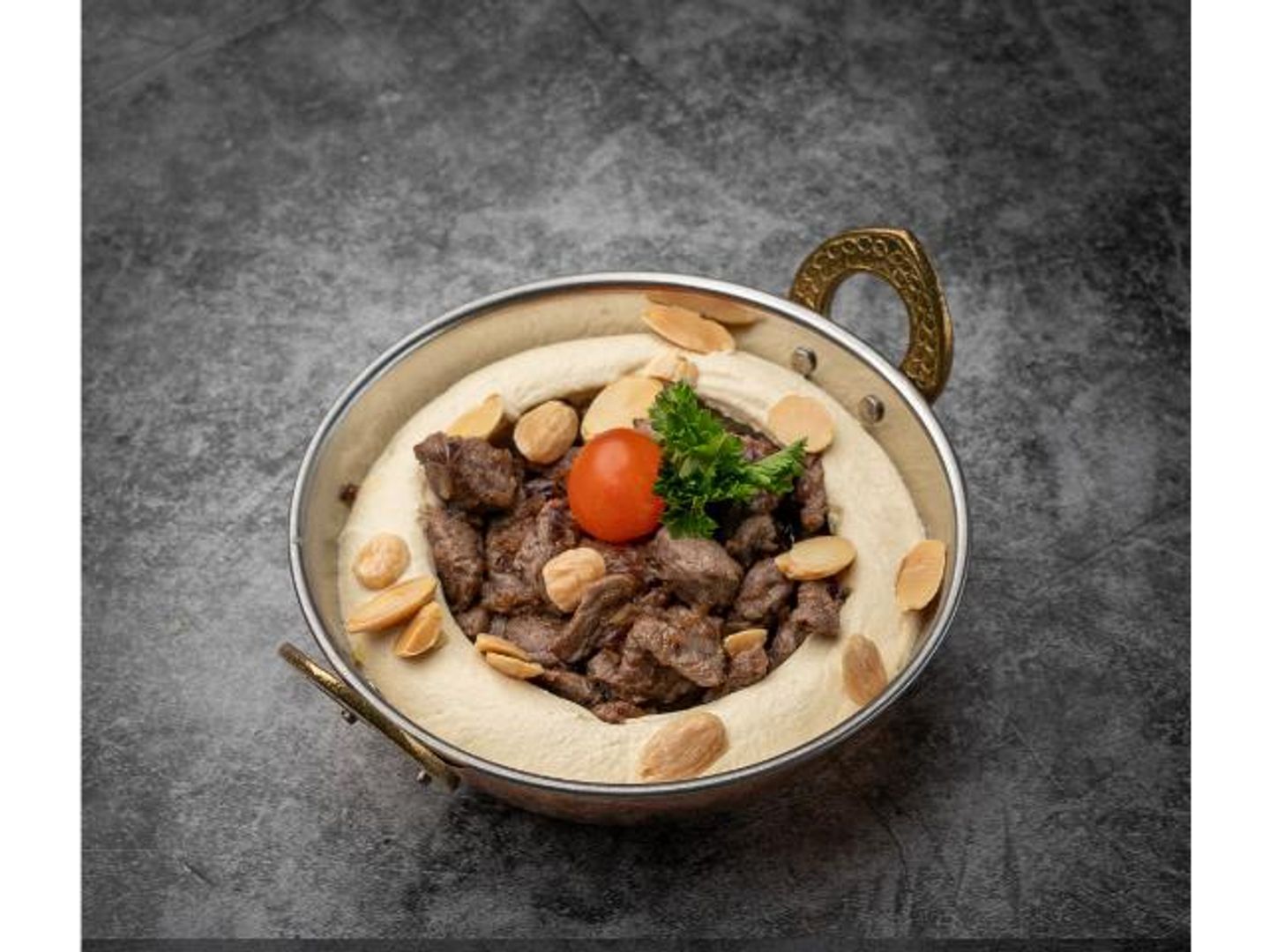 Hommos And Meat