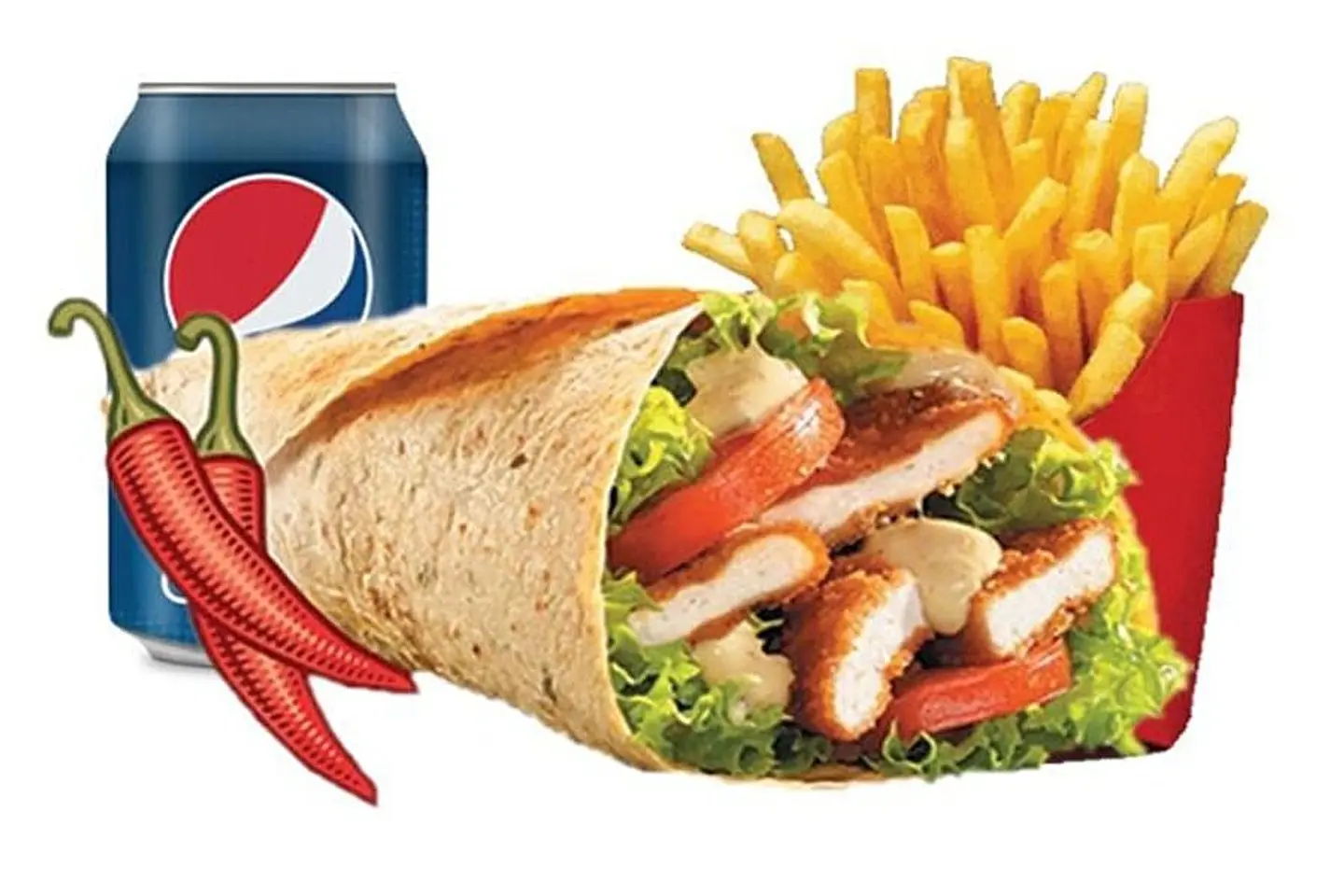 وجبه ساندوتش تورتيلا