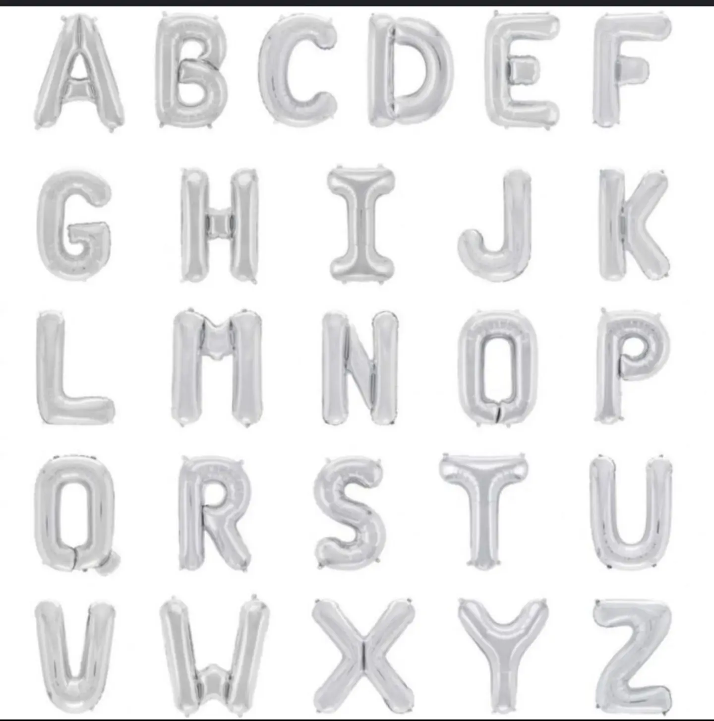 Silver Helium Letters