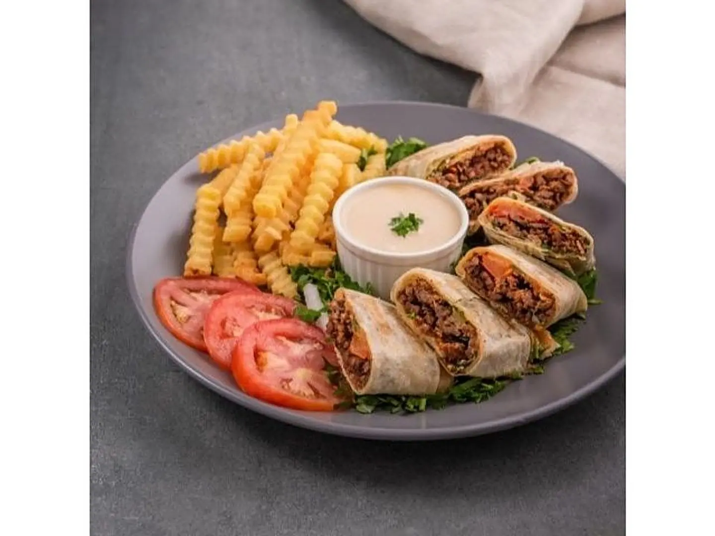 Arabic Shawarma Without Cheese