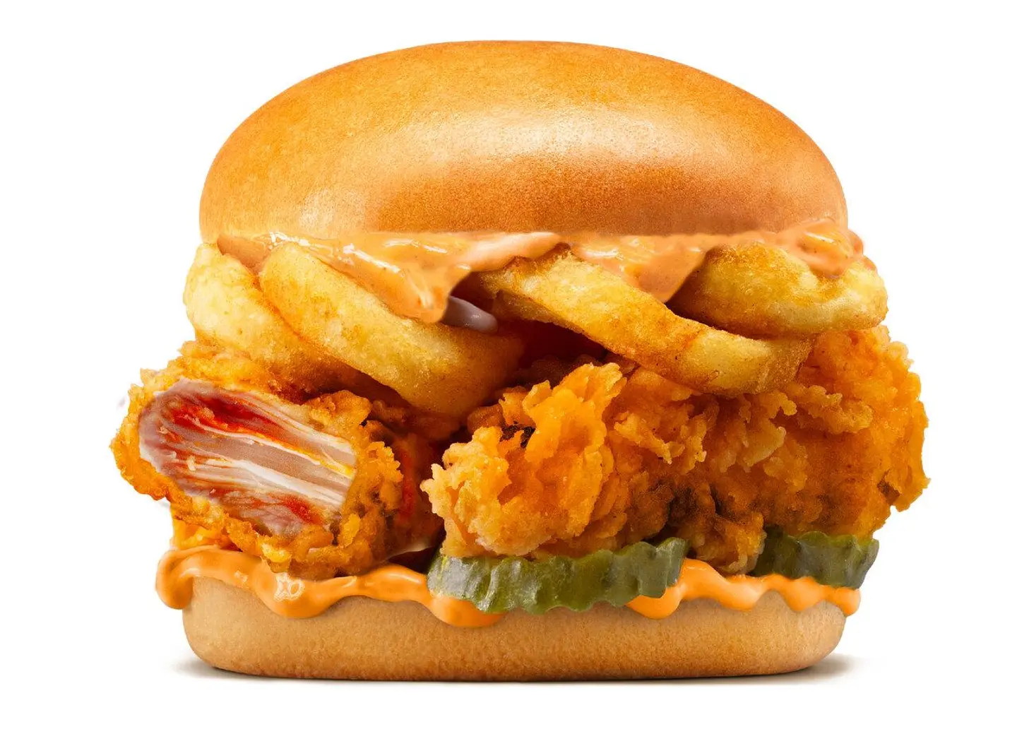 Curly Santa Fe Chicken Sandwich