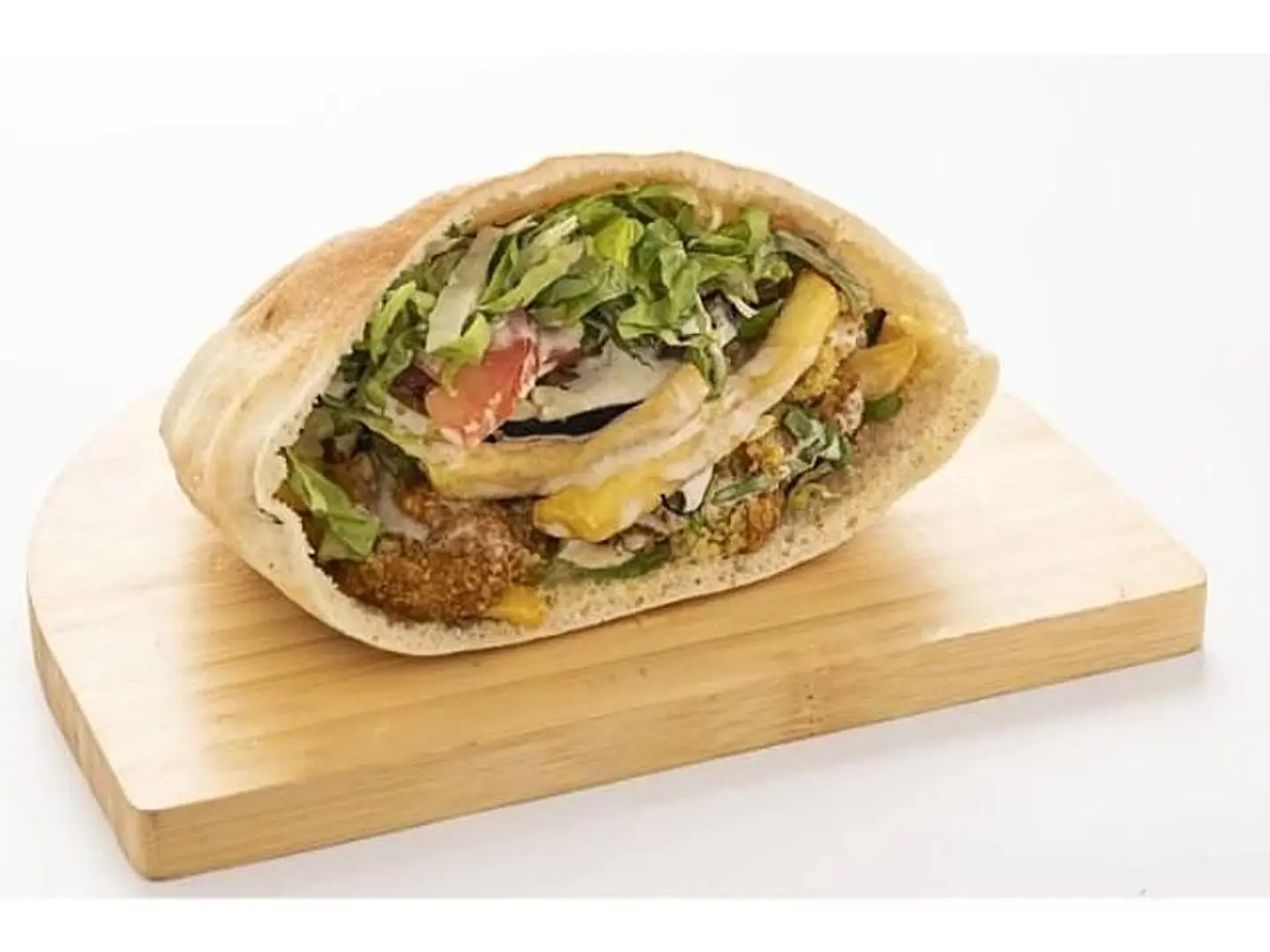 Falafel With Egg Sandwich