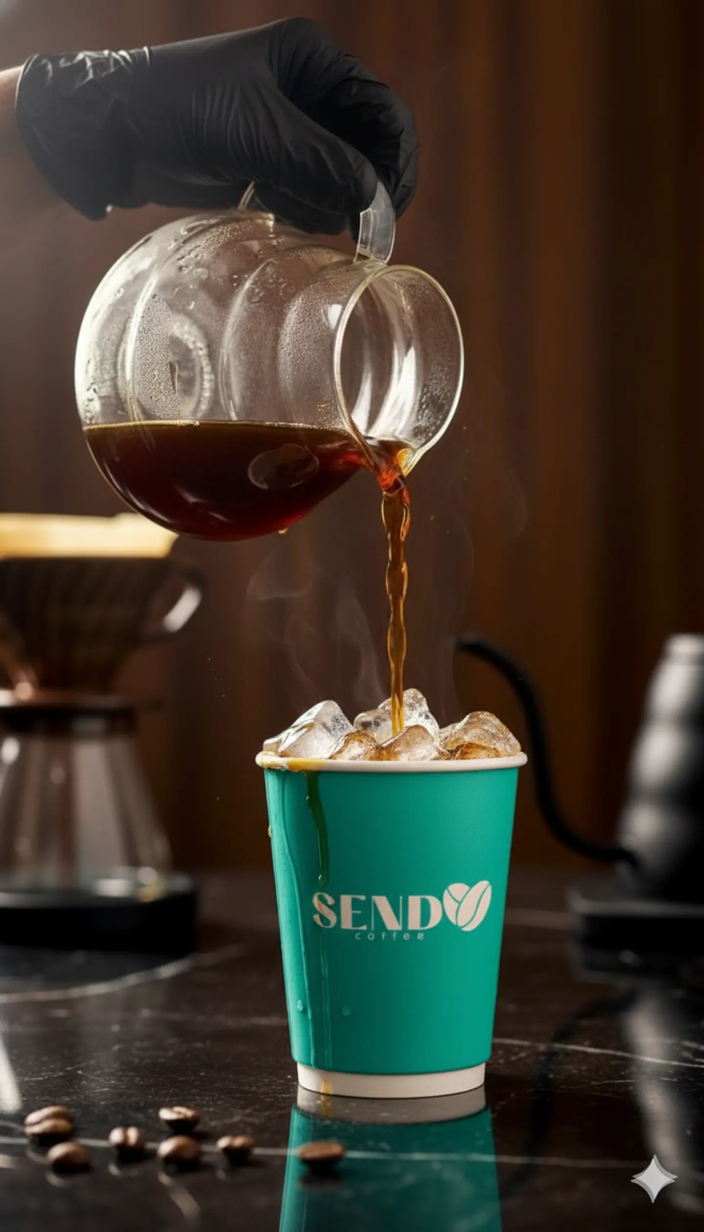 قهوة مقطرة باردة