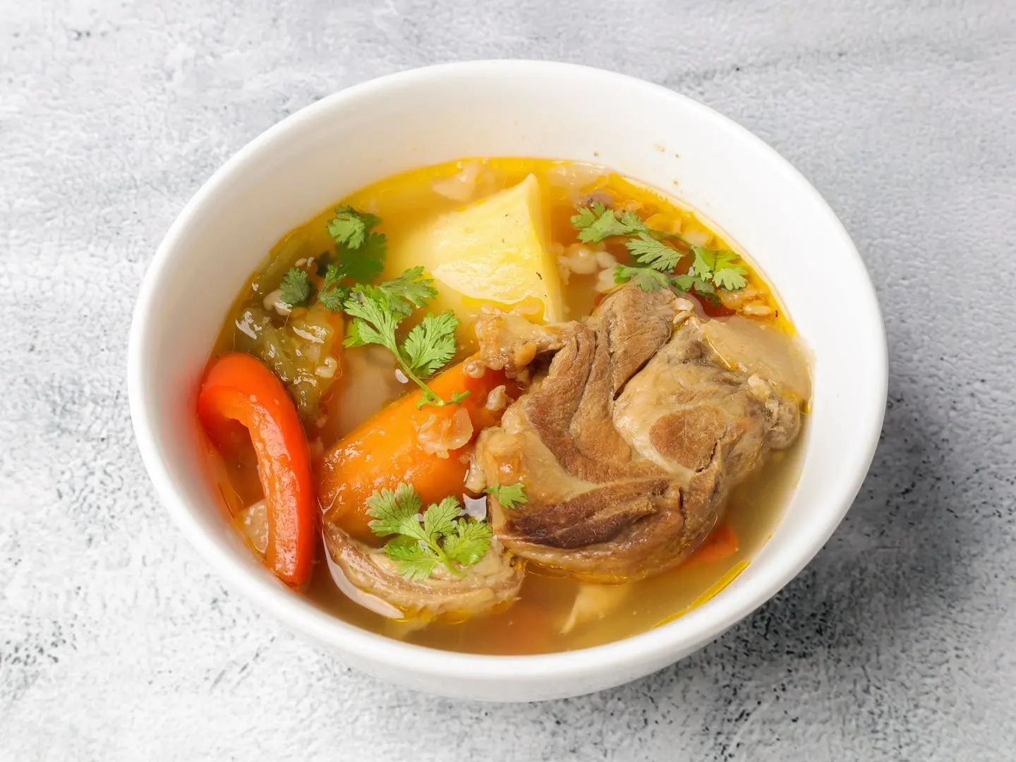 Lamb Meat Soup