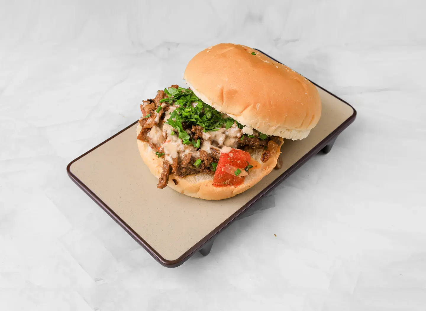 Beef Shawarma Burger