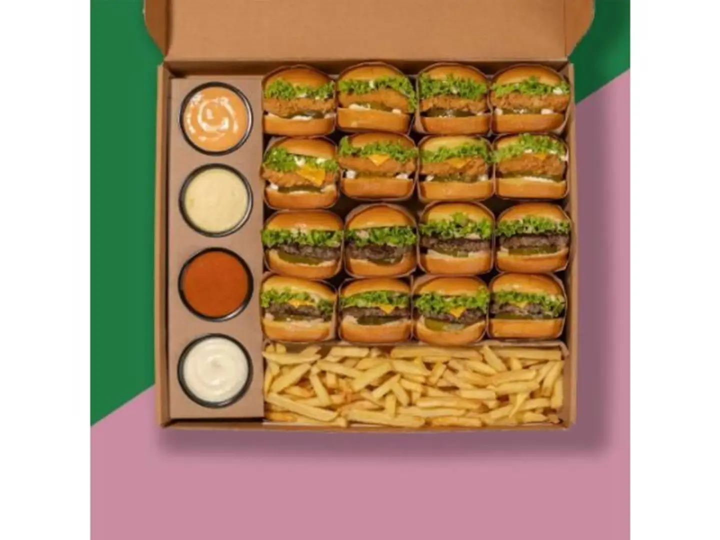 Burger Box 16 Burgers