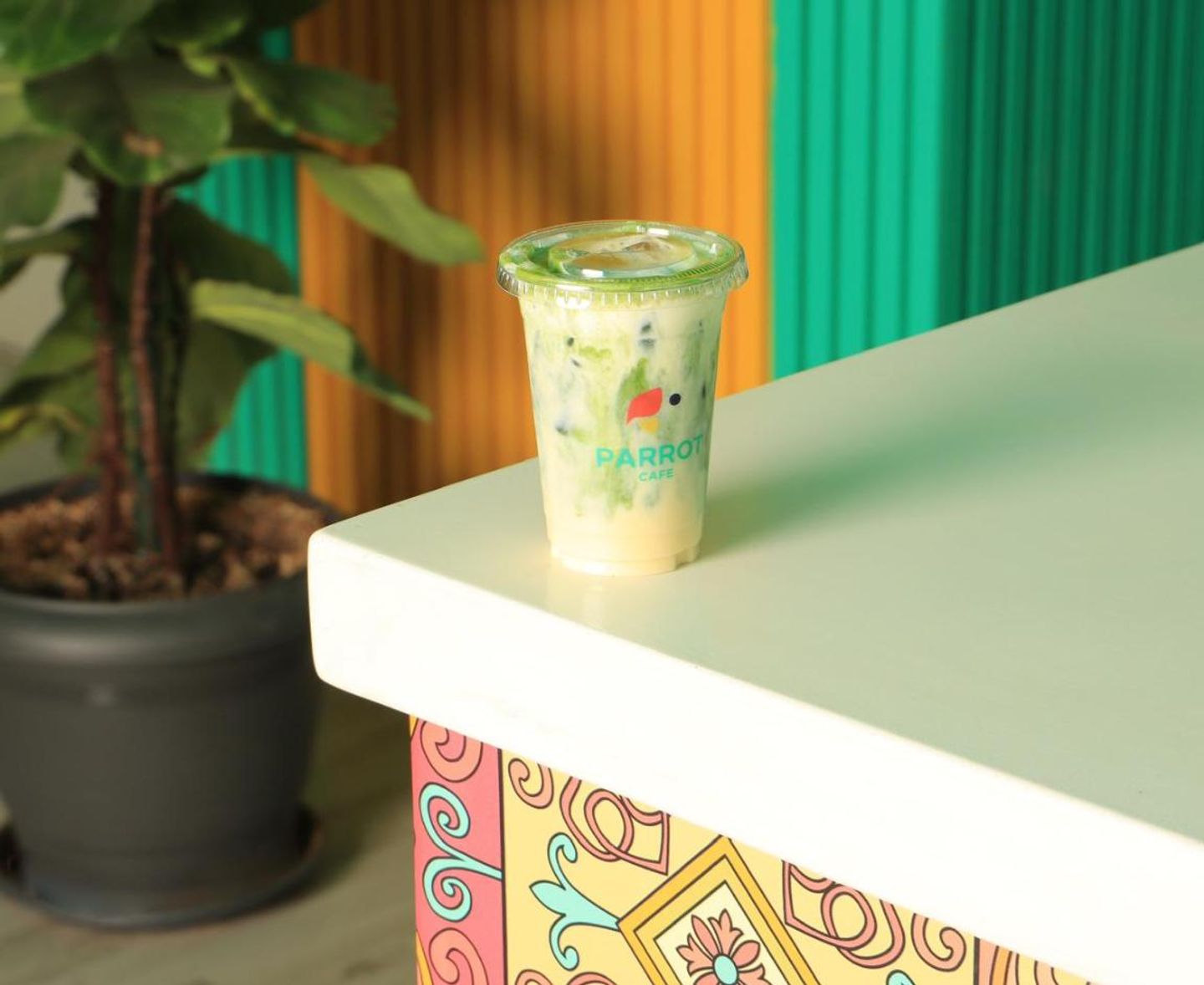 Ice Mango Matcha