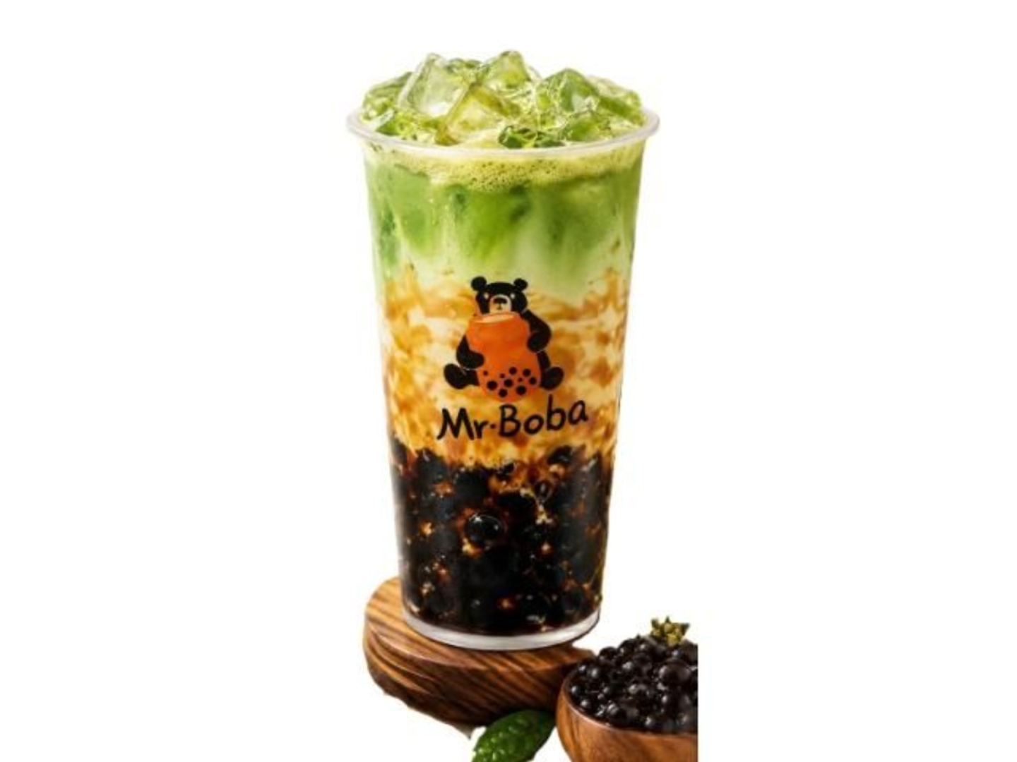 Brown Sugar Matcha Boba
