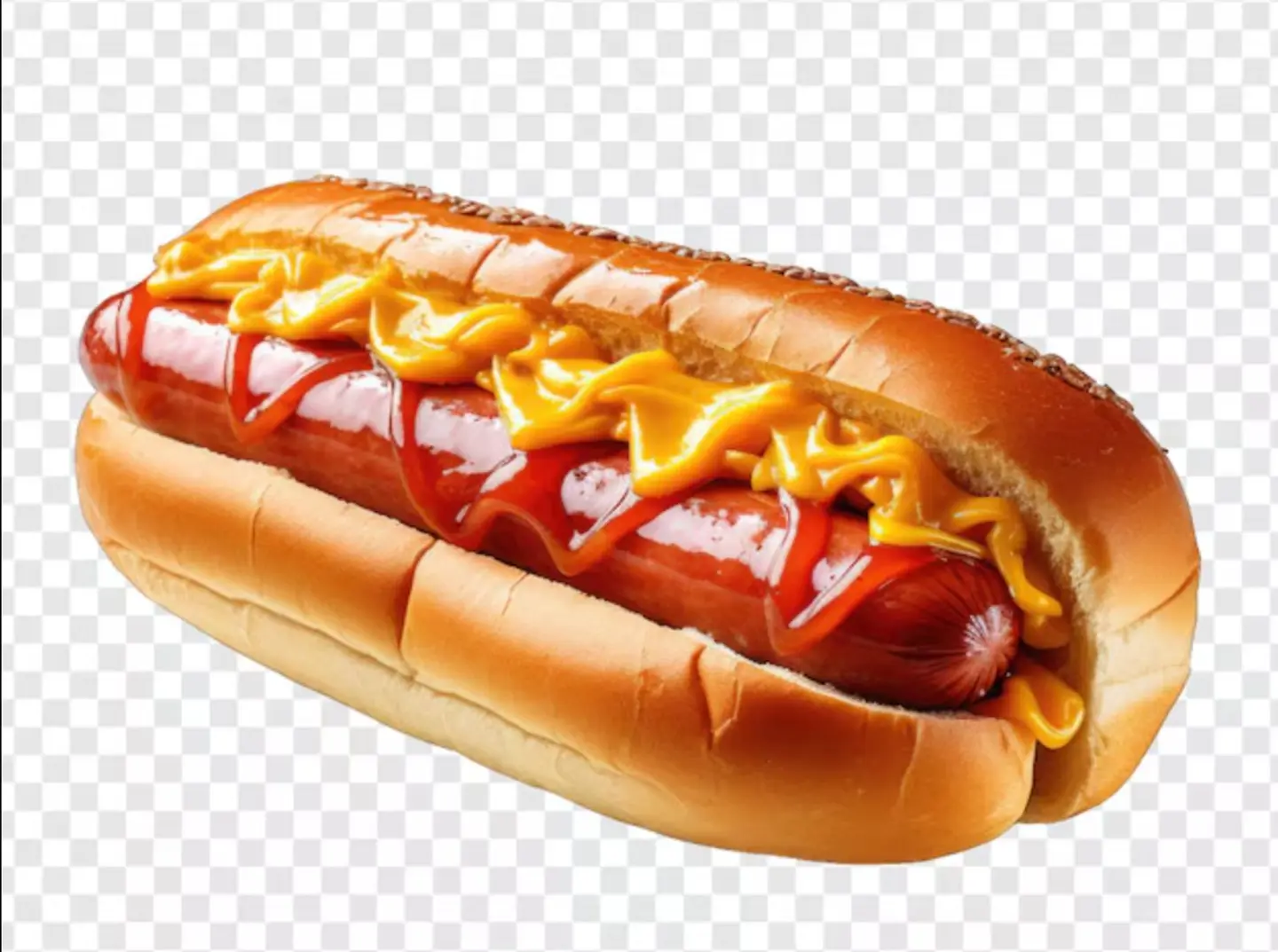 Hot Dog With Cheese Sandwich