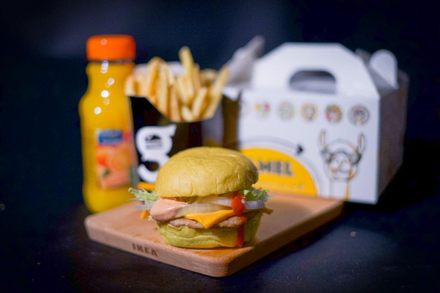 Chicken Burger Kids Meal