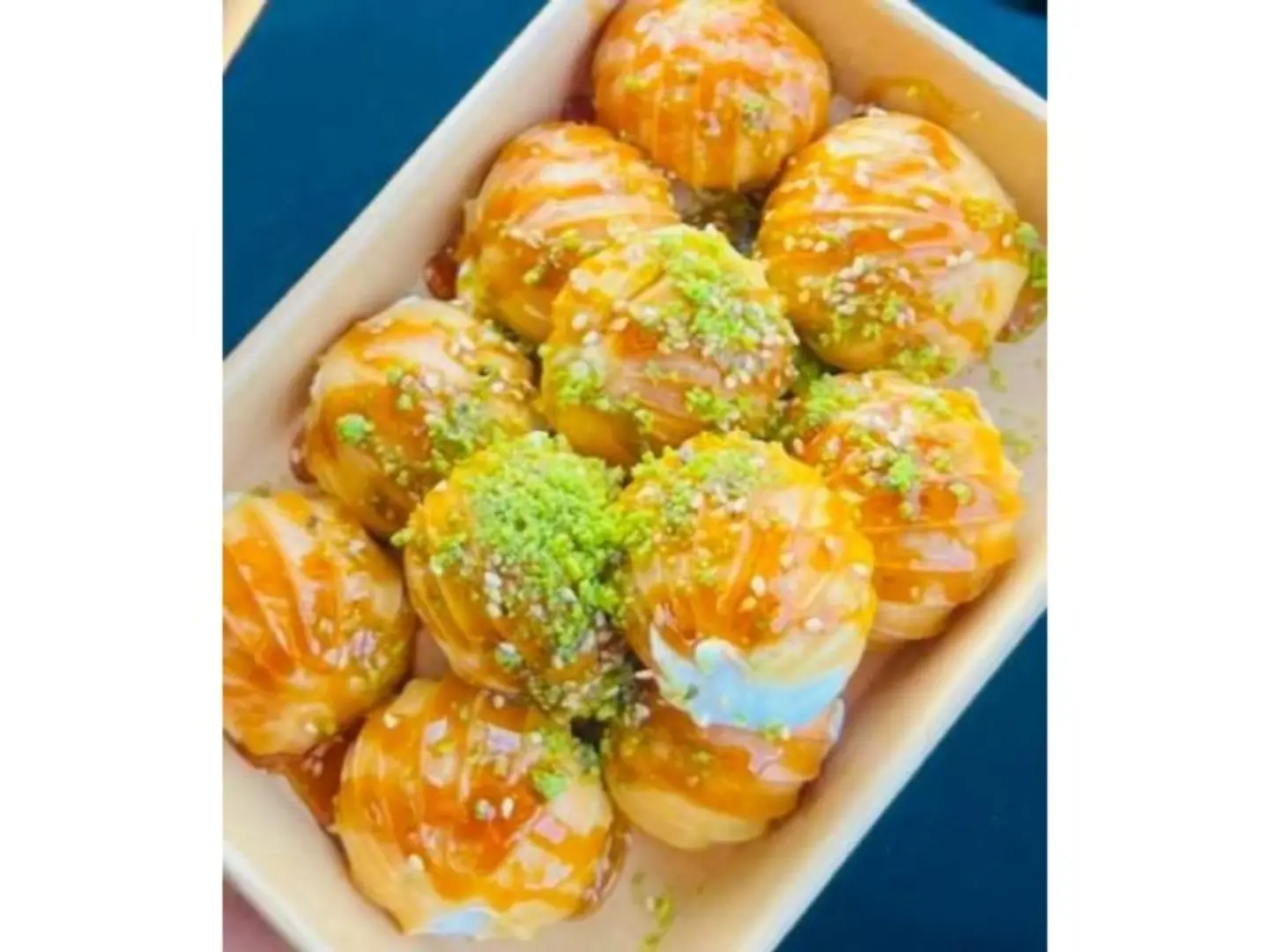 Tulumba Stuffed With Cheese