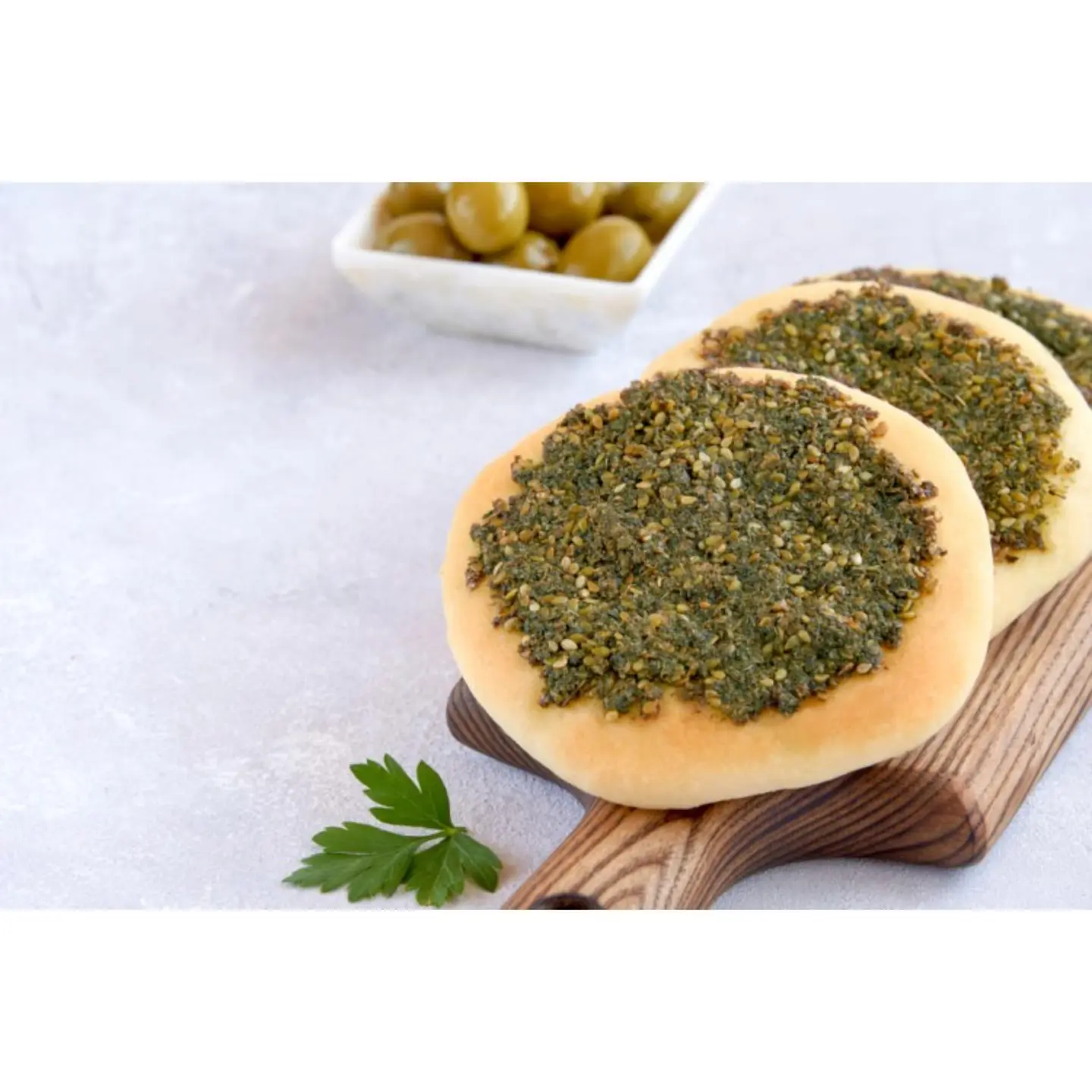 جبنة وسبانخ 3 قطع صغير