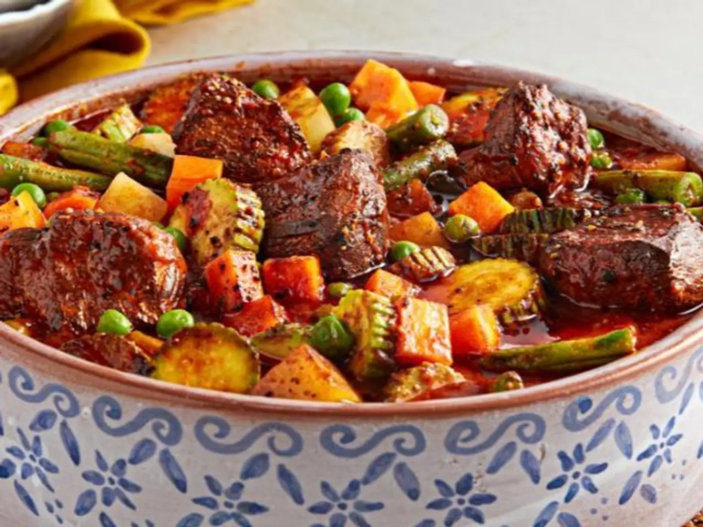 Mixed Vegetable Tagine With Meat