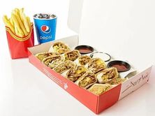 وجبه شاورما عربي دبل