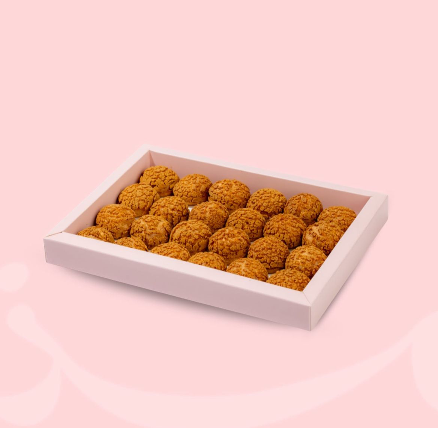 Eclair Bites With Caramel Filling