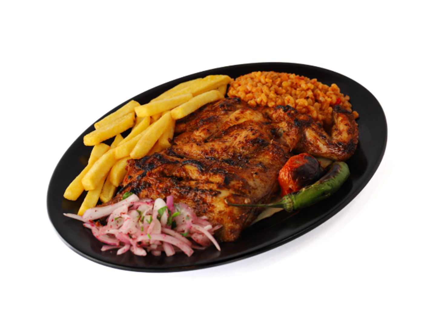 Half A Charcoal Chicken