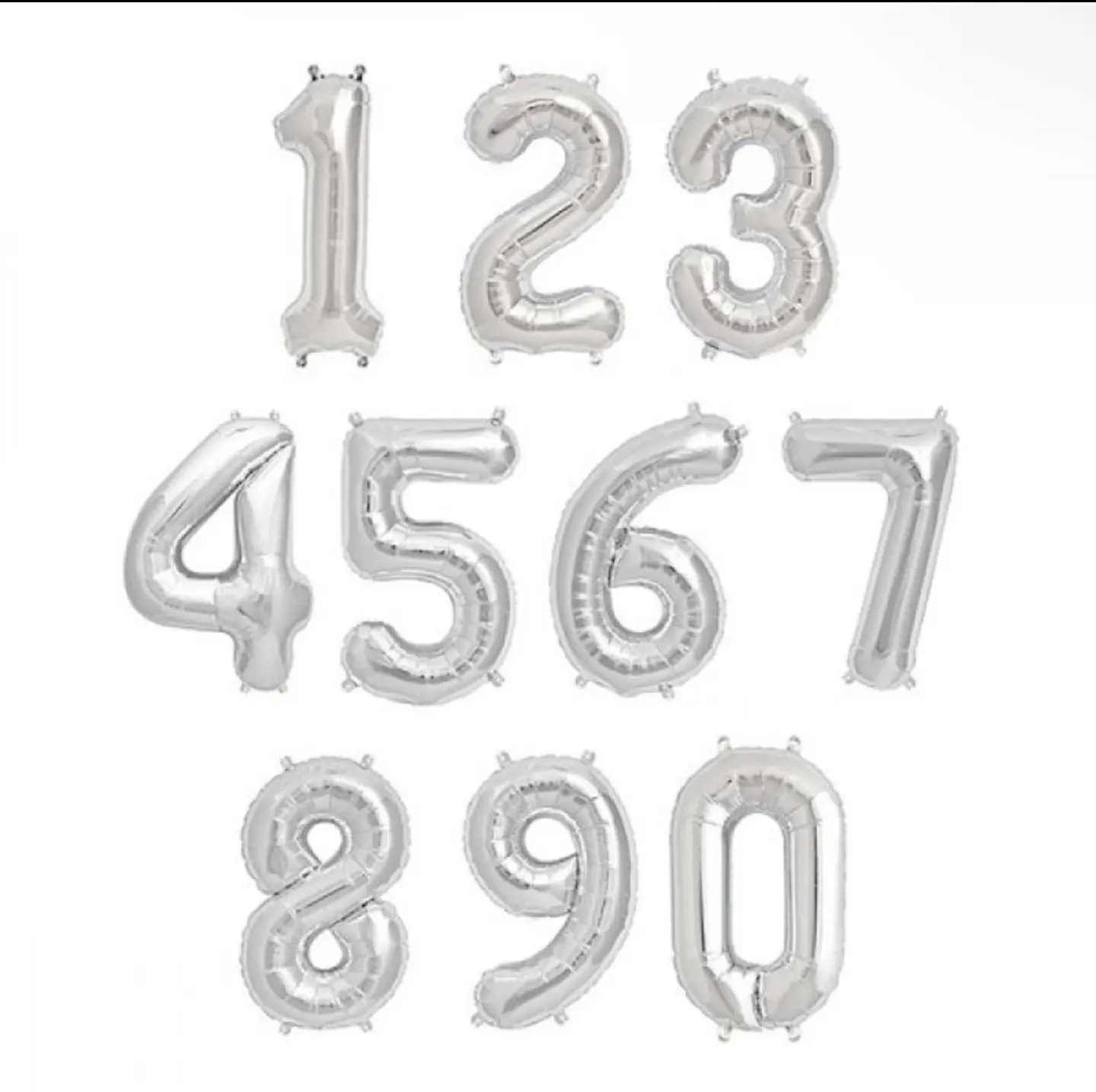 Helium Balloon Big Numbers