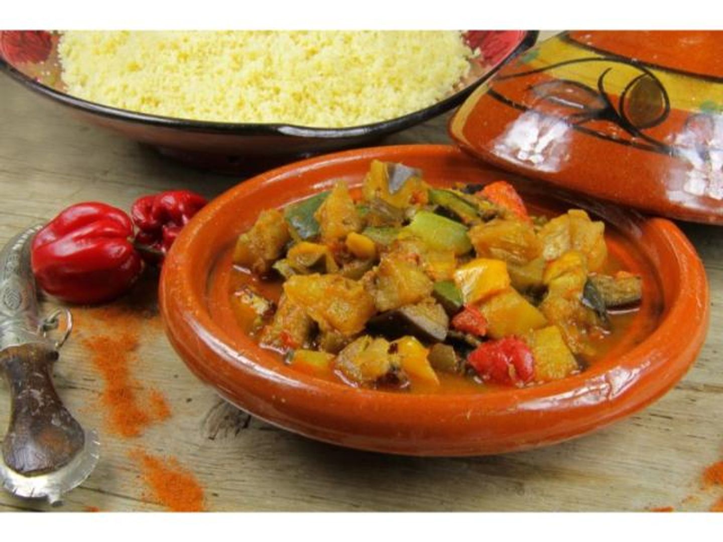 طاجن خضار سادة