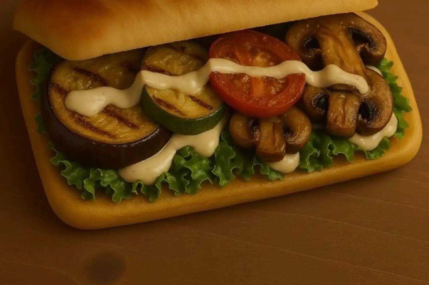 Roasted Veggies Sandwich