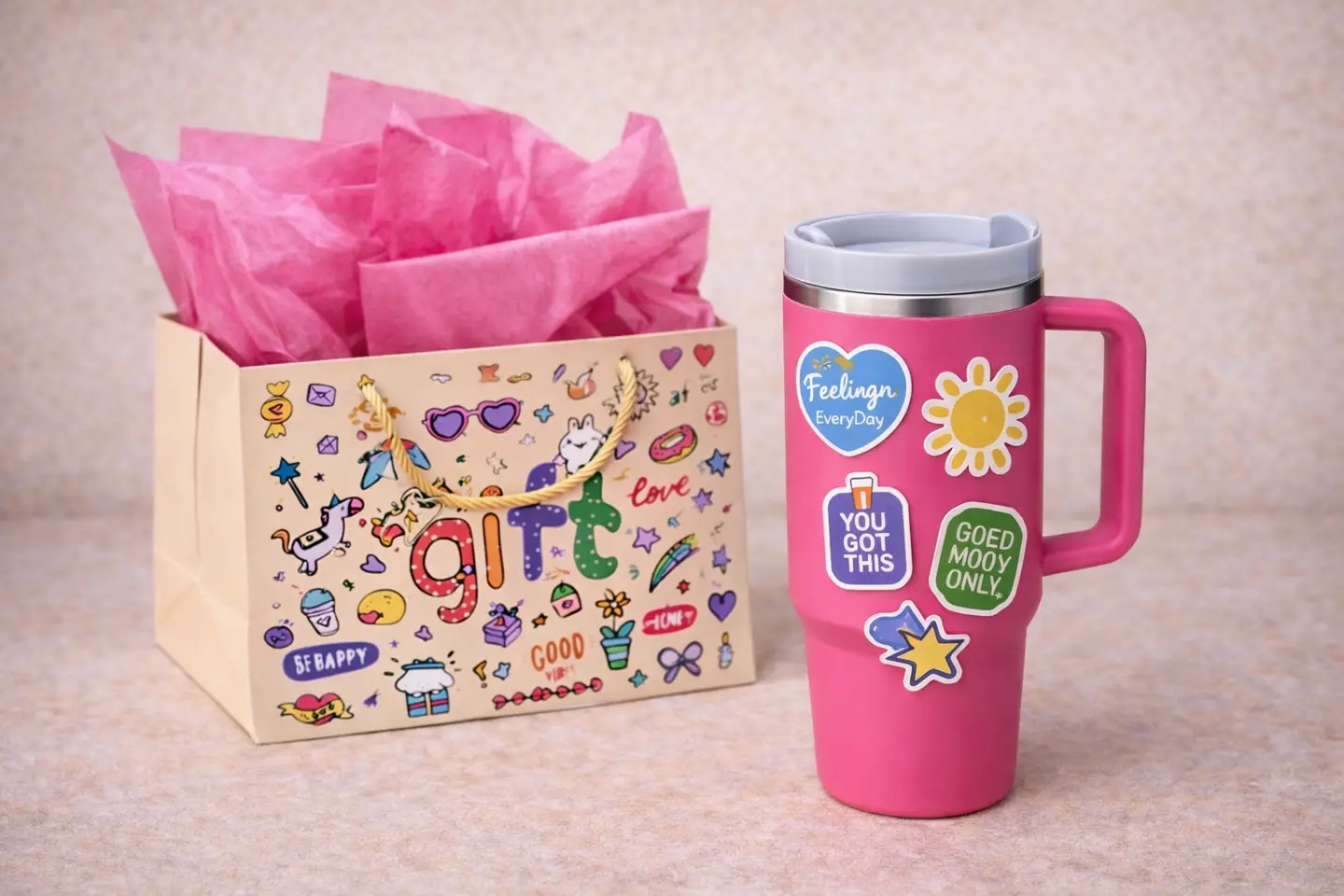 Pink Fun Mug With Name Customization